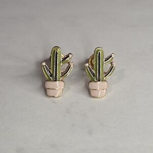 Cactus Stud Earrings